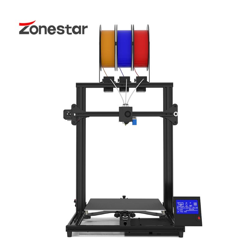 ZONESTAR 3д многоцветный(цветной) принтер 3 цвета Z8PM3 310*310*400 мм ...