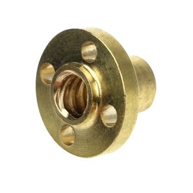 Гайка для трапецеидального винта T8 мм (обычная) шаг резьбы 8 мм 1х, 4х заходные